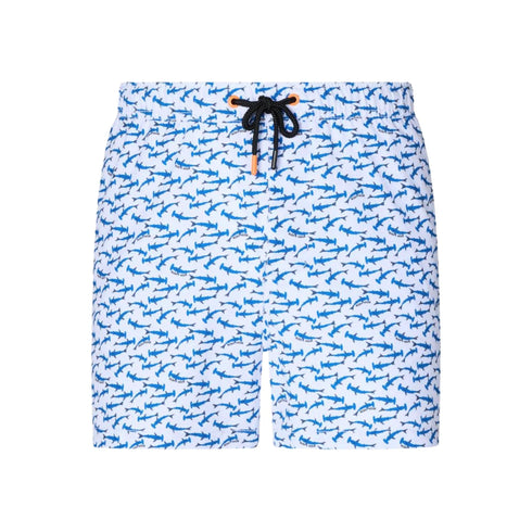 Save The Duck Costume Costume da bagno Uomo Ademir con stampa Bianco P24-SAVE THE DUCKDW1222MSIPO18-21060-M - Francavilla Moda